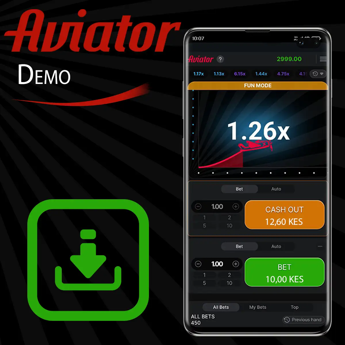 Download the Aviator demo application